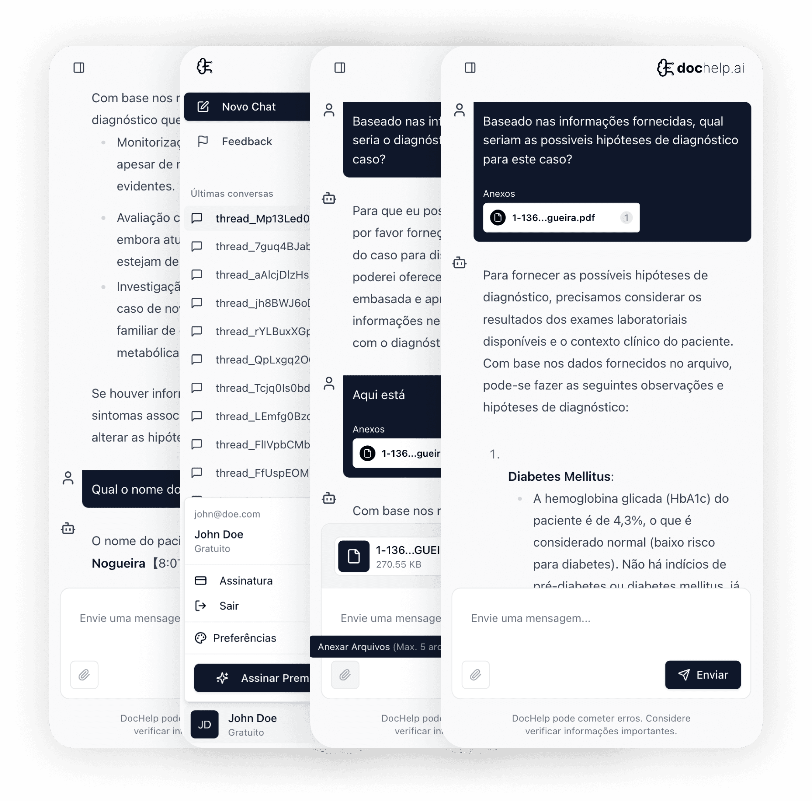 Interface do DocHelp.ai